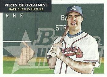 2007 Bowman Heritage - Pieces of Greatness #PG-MT Mark Teixeira Front