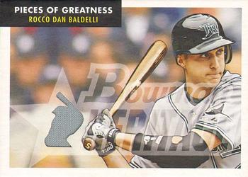 2007 Bowman Heritage - Pieces of Greatness #PG-RB Rocco Baldelli Front