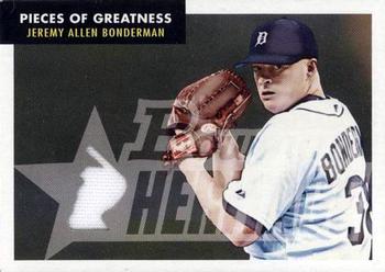 2007 Bowman Heritage - Pieces of Greatness #PG-JB Jeremy Bonderman Front