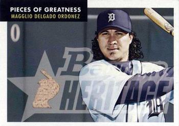 2007 Bowman Heritage - Pieces of Greatness #PG-MO Magglio Ordonez Front