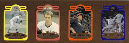 1993 Bleachers 23KT Nolan Ryan - Panel #1-4 Nolan Ryan Front