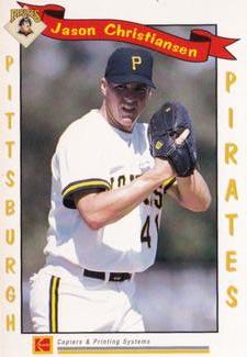 1995 Kodak Pittsburgh Pirates #NNO Jason Christiansen Front