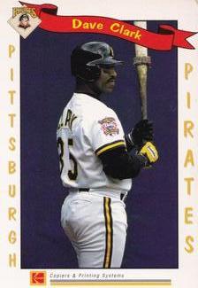 1995 Kodak Pittsburgh Pirates #NNO Dave Clark Front