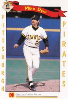 1995 Kodak Pittsburgh Pirates #NNO Mike Dyer Front