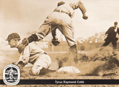 1984 Marketcom Conlon Baseball Immortals #6 Ty Cobb Front