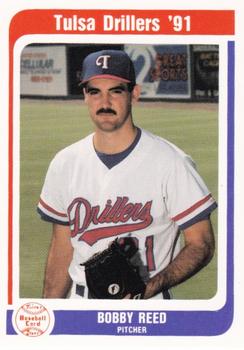 1991 Tulsa Drillers #22 Bobby Reed Front