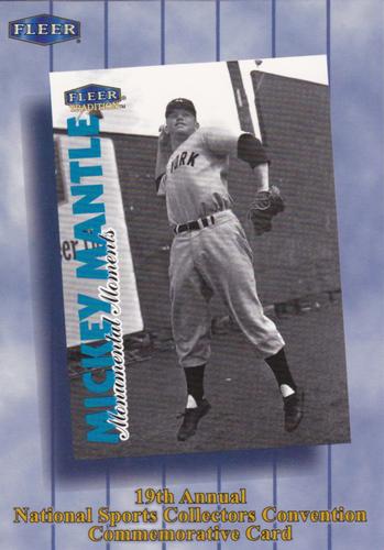 1998 Fleer National Convention #NC4 Mickey Mantle Front
