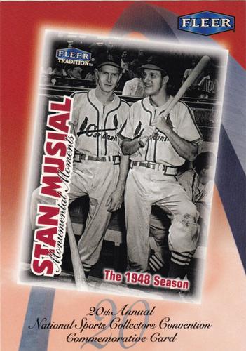 1999 Fleer National Convention #NC3 Stan Musial Front