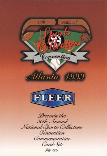 1999 Fleer National Convention #NNO National Header Card Front