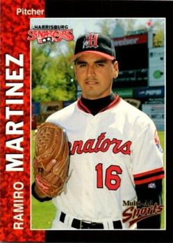 1998 Multi-Ad Harrisburg Senators #13 Ramiro Martinez Front