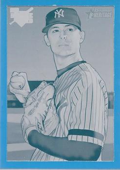 2007 Bowman Heritage - Printing Plates Cyan #209 Tyler Clippard Front