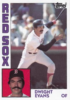1984 Topps Head-In-Box Proofs #NNO Dwight Evans Front