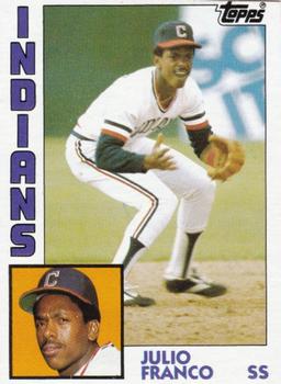 1984 Topps Head-In-Box Proofs #NNO Julio Franco Front