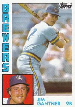 1984 Topps Head-In-Box Proofs #NNO Jim Gantner Front