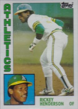 1984 Topps Head-In-Box Proofs #NNO Rickey Henderson Front