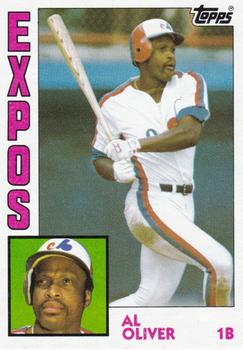 1984 Topps Head-In-Box Proofs #NNO Al Oliver Front