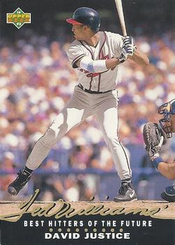 1992 Upper Deck - Ted Williams' Best #T17 David Justice Front