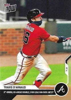 2020 Topps Now #39 Travis d'Arnaud Front