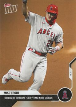 2020 Topps Now #71 Mike Trout Front