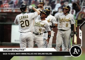 2020 Topps Now #112 Oakland Athletics Front