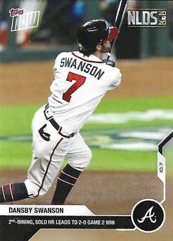 2020 Topps Now #378 Dansby Swanson Front
