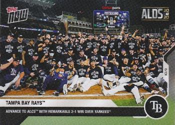 2020 Topps Now #398 Tampa Bay Rays Front