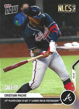 2020 Topps Now #409 Cristian Pache Front