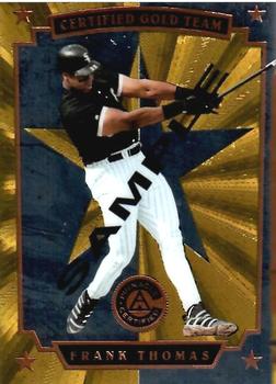 1997 Pinnacle Certified - Certified Gold Team Samples #1 Frank Thomas Front