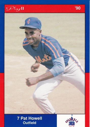 1990 Play II Columbia Mets Postcards #3 Series IV Pat Howell Front