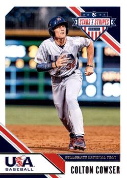 2020 Panini USA Baseball Stars & Stripes #4 Colton Cowser Front