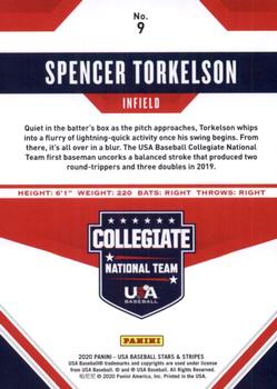 2020 Panini USA Baseball Stars & Stripes #9 Spencer Torkelson Back