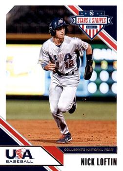 2020 Panini USA Baseball Stars & Stripes #17 Nick Loftin Front