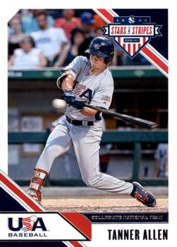 2020 Panini USA Baseball Stars & Stripes #19 Tanner Allen Front