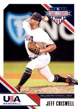 2020 Panini USA Baseball Stars & Stripes #22 Jeff Criswell Front