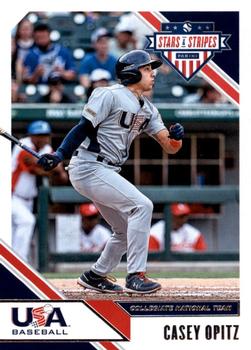2020 Panini USA Baseball Stars & Stripes #27 Casey Opitz Front
