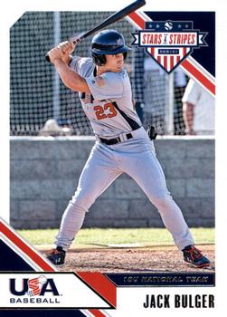 2020 Panini USA Baseball Stars & Stripes #37 Jack Bulger Front