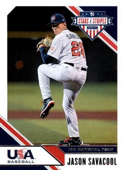 2020 Panini USA Baseball Stars & Stripes #38 Jason Savacool Front