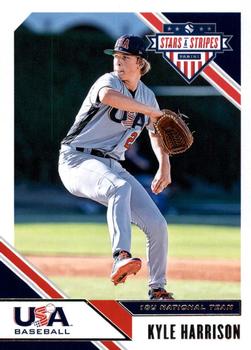 2020 Panini USA Baseball Stars & Stripes #39 Kyle Harrison Front