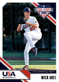 2020 Panini USA Baseball Stars & Stripes #42 Mick Abel Front