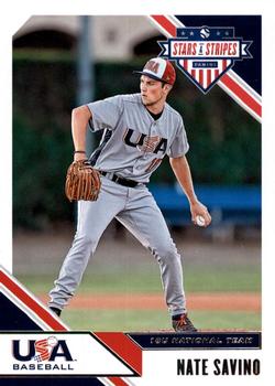 2020 Panini USA Baseball Stars & Stripes #44 Nate Savino Front