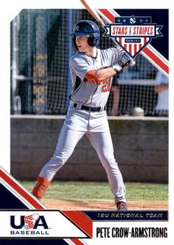 2020 Panini USA Baseball Stars & Stripes #48 Pete Crow-Armstrong Front