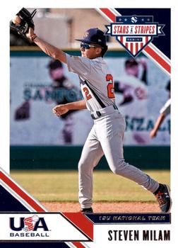 2020 Panini USA Baseball Stars & Stripes #52 Steven Milam Front