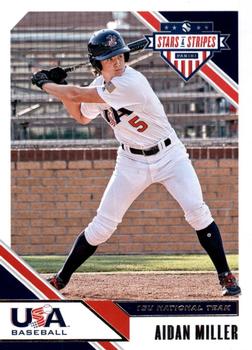 2020 Panini USA Baseball Stars & Stripes #54 Aidan Miller Front