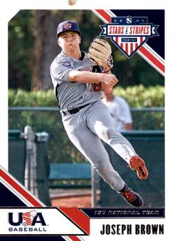 2020 Panini USA Baseball Stars & Stripes #64 Joseph Brown Front