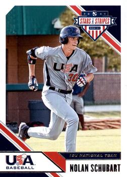 2020 Panini USA Baseball Stars & Stripes #70 Nolan Schubart Front