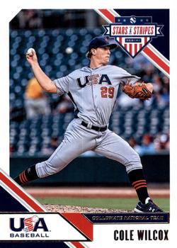 2020 Panini USA Baseball Stars & Stripes #76 Cole Wilcox Front