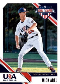 2020 Panini USA Baseball Stars & Stripes #77 Mick Abel Front