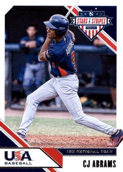 2020 Panini USA Baseball Stars & Stripes #91 CJ Abrams Front