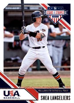 2020 Panini USA Baseball Stars & Stripes #93 Shea Langeliers Front