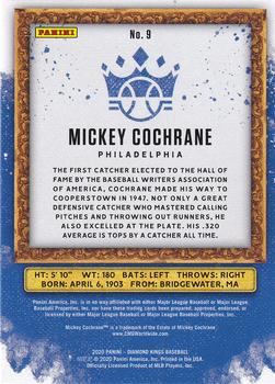 2020 Panini Diamond Kings #9 Mickey Cochrane Back